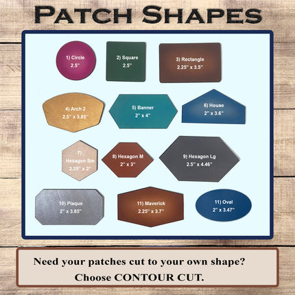 Custom Leather Patch Hat – Richardson 112 Trucker | Vegan or Genuine Leather Patch
