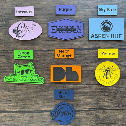 Custom Patches for Business, Events, Promotion - Vegan Leather - patchpalooza