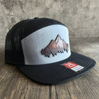Hthr/Blk Flat Bill