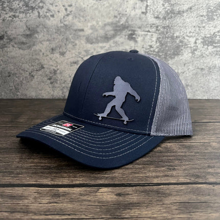 Funny Big Foot Skateboard Hat - Richardson 112 - patchpalooza