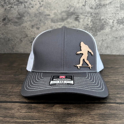 Funny Big Foot Skateboard Hat - Richardson 112 - patchpalooza